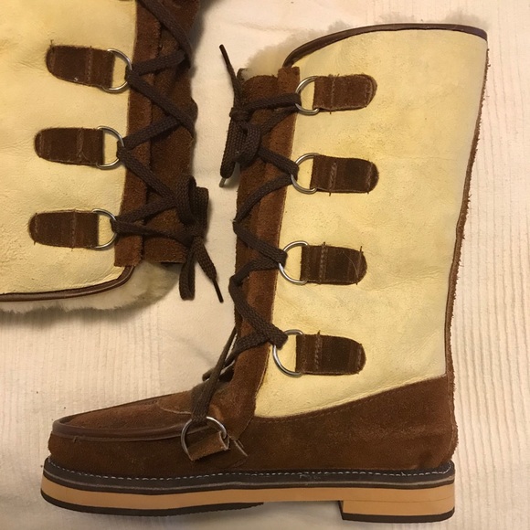 Child’s vintage NWT sheepskin boots New Zealand 4 - Picture 3 of 9
